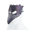 PU-Leder Tier-Cosplay-Maske mit elastischem Gürtel Leder Vogel Adler Maske Bühnenaufführungs-Requisiten