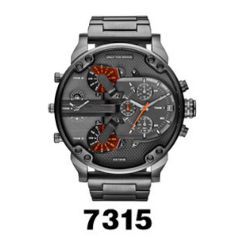 Herrenuhr personalisiert großes Zifferblatt trendige Uhr Edelstahl mit Quarzwerk