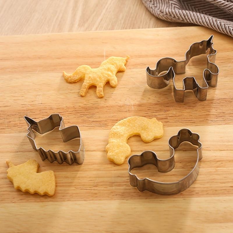 3pcs Cookie Cutters Stainless Steel Thickened Material Home Kitchen