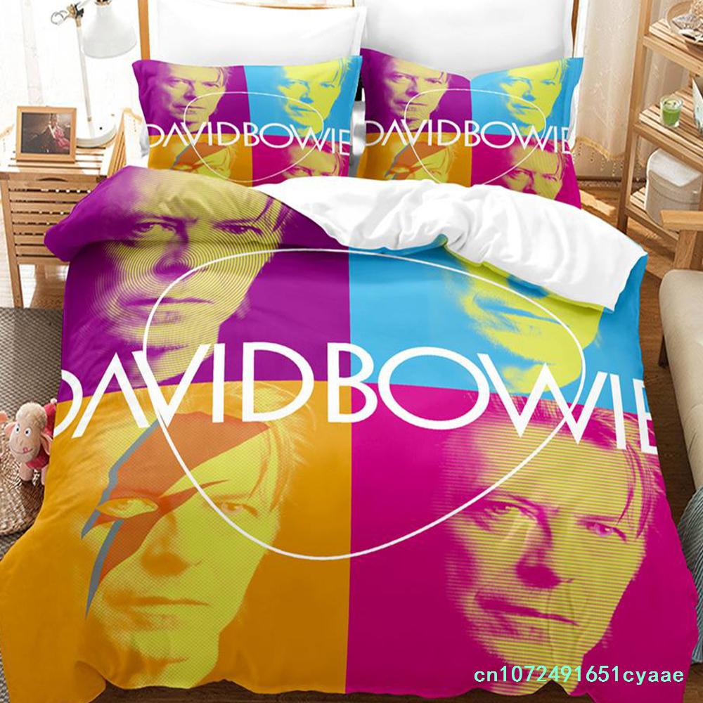 2023 Set Biancheria da Letto Bowie Singolo Gemello Matrimoniale Queen King Size Set Letto Adulto Bambino Camera da Letto Copripiumino Set Anime Parure De Lit Letto