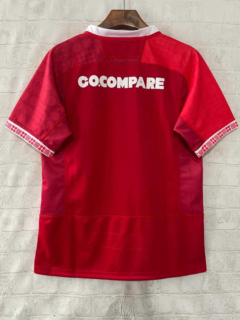 Wales Home & Away Rugby Jersey 2025-26 Men's Short Sleeve Sports Shirt