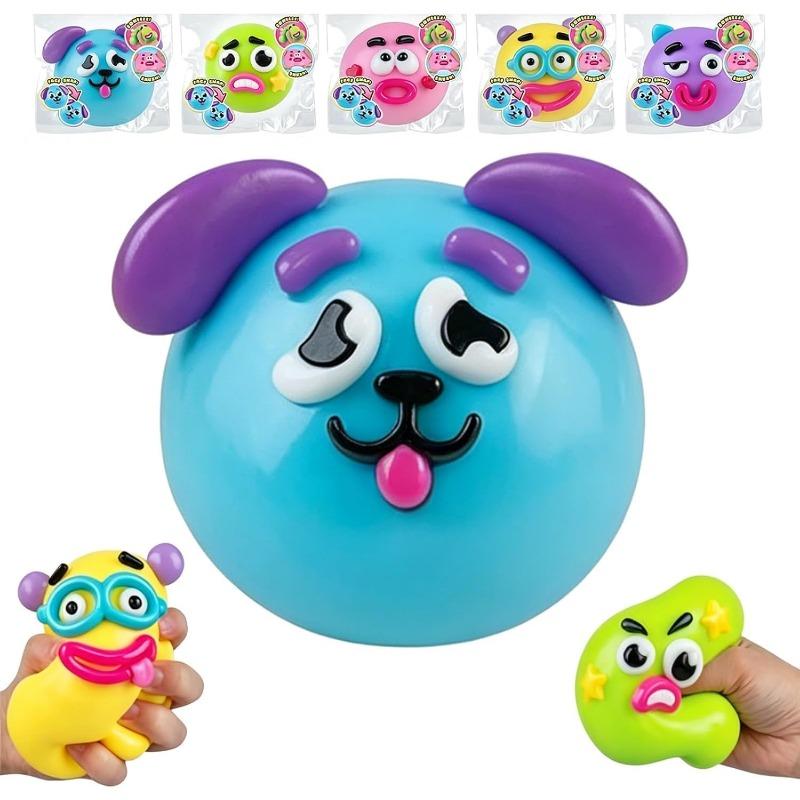 NEW Smushers Squishy, Interchangeable Faces , Slow Rebound Sensory Squeeze Balls, for Adults Kids