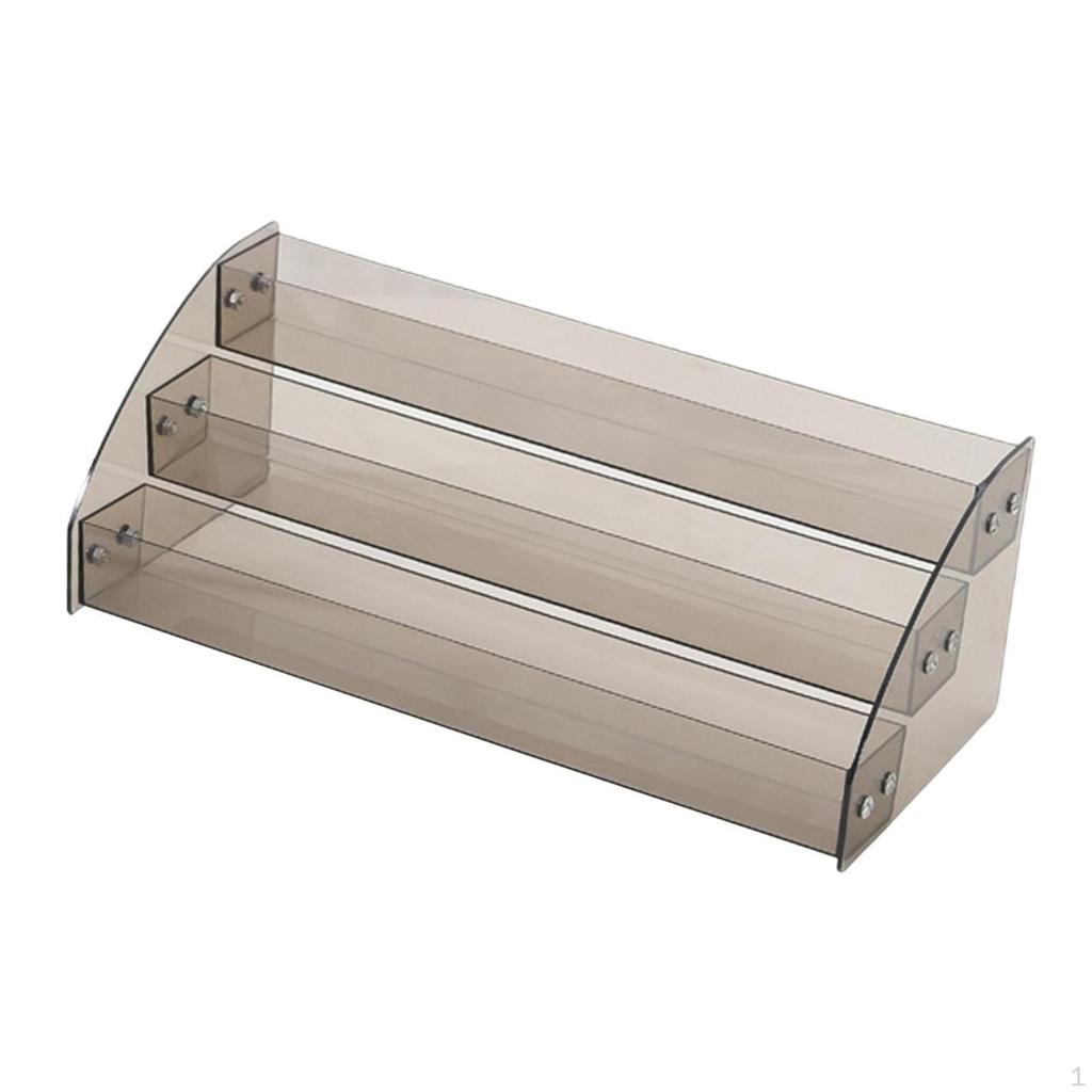 Acrylic Riser Display Rack for Nail Polish and Makeup Organization
