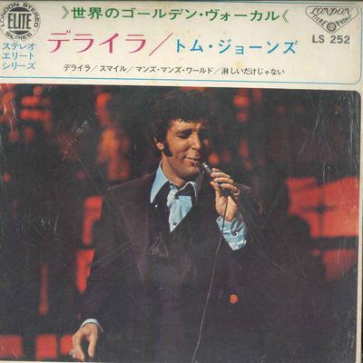 7inch Record TOM JONES - Delilah / Smile LS252 LONDON 1971 Japan Pop Used