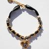 luvinball Heart Ribbon Chain Bracelet