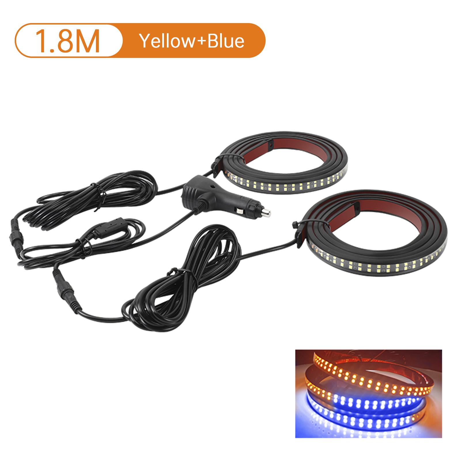 

Dual Color Running Board Car Side Step LED Light Strips For Pickup Truck Type R