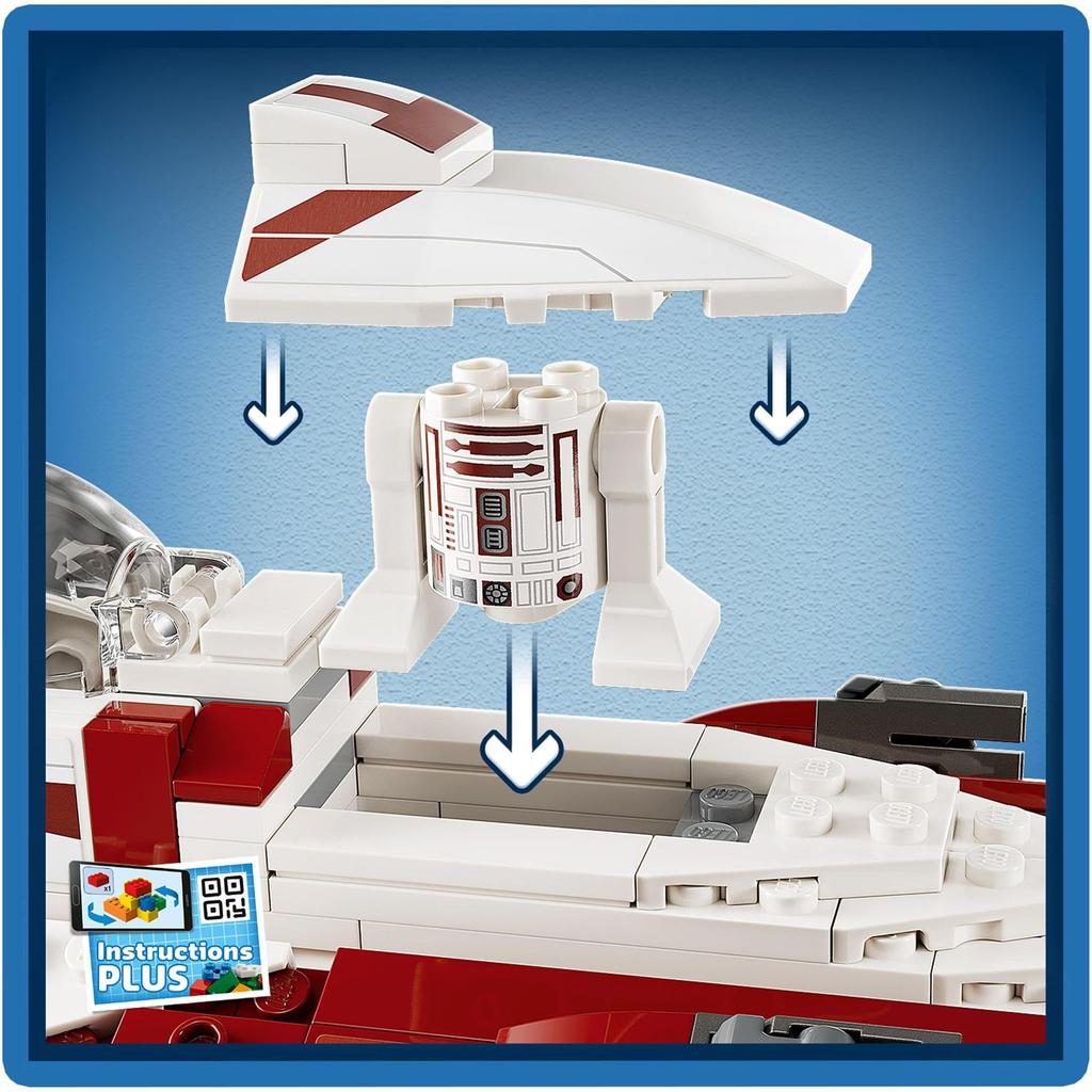 LEGO Star Wars Obi-Wan Kenobi's Jedi Starfighter (TM) 75333 Toy Block Present Space Boy Boys Ages 7 and Up