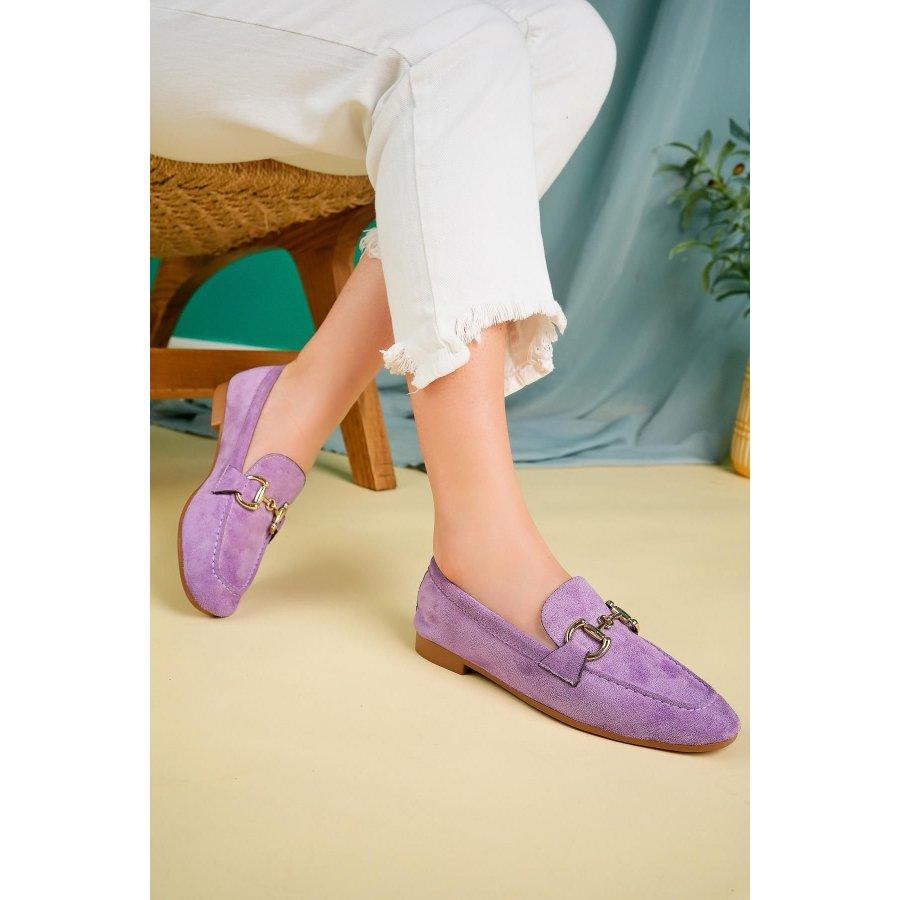 Women's Suede Casual Flat Shoes Loafers