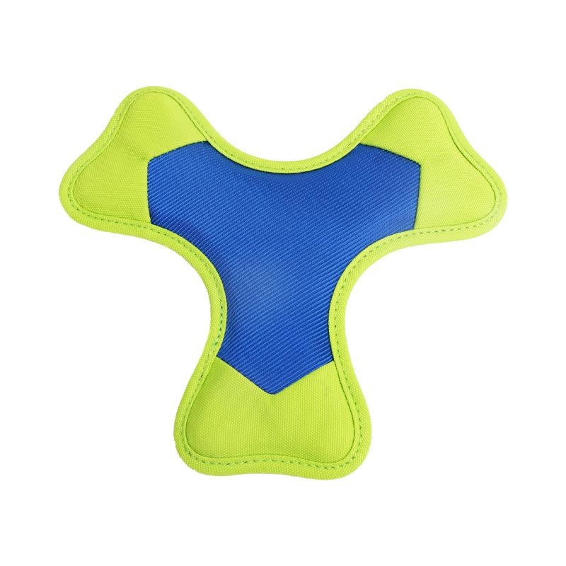 Hot-Selling Sport Chewing Toy Flying Disc for Dogs with Canvas & Oxford Cloth-Interactive Exercise & Training Pet Toy (as the picture,22*22*3mm)