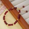 Elegant Garnet Beaded Bracelet for Women - High-End, Light Luxury Design, Perfect Gift for Besties