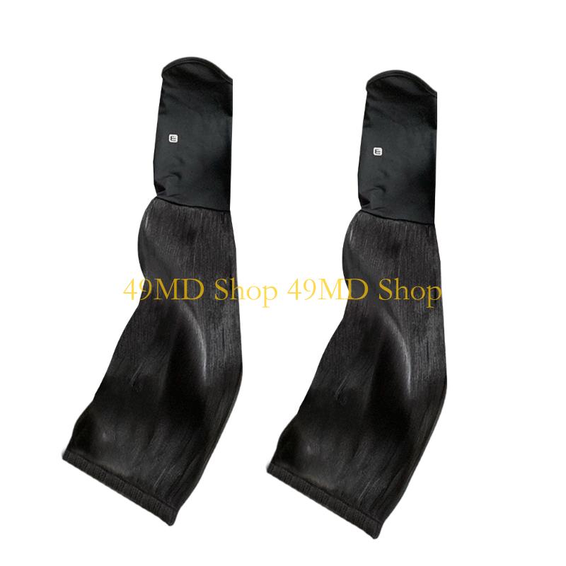 49MD Finger Protective Cooling Arm Guards Sweat Wicking Fabric Summer Cooling Sleeve