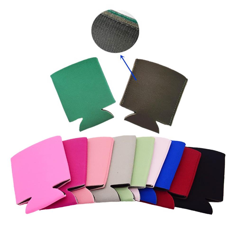 1PC Solid Color Portable Cup Cover Beer Sleeves Camping Can Cup Soda Cover Foam Material Drink Cooler Bottle Outdoor Sleeve KTY