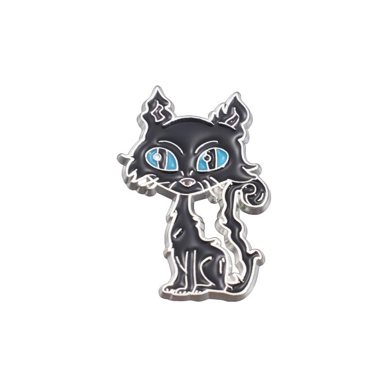 Fun Creative And Cartoon Character Brooch With Keychain Necklace In Durable Alloy Style