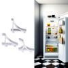 6Pcs Metal K Type Freezer Shelf Clips Refrigerator Support Hooks Cooler Shelf Brace Refrigerator Beverage Cabinet Shelf Buckles