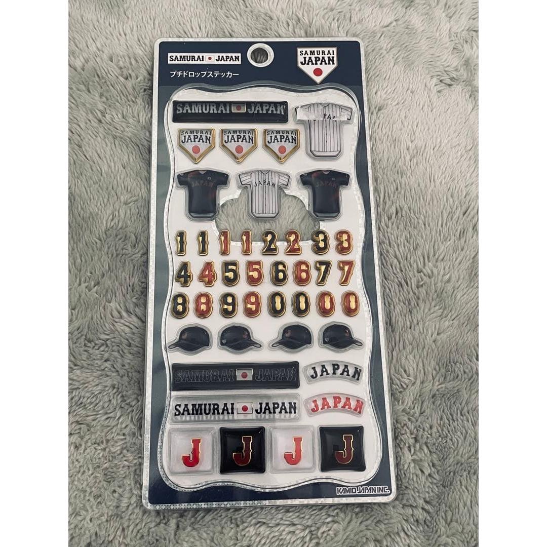 Used WBC Samurai Samurai Japan Petit Drop Sticker Seal Genuine Bonbon
