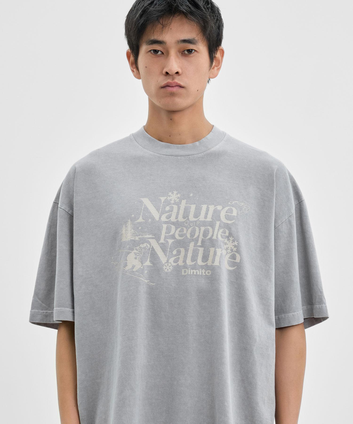 Dimito Npn Ssv Gd 6.5Oz Tee Dark Silver S