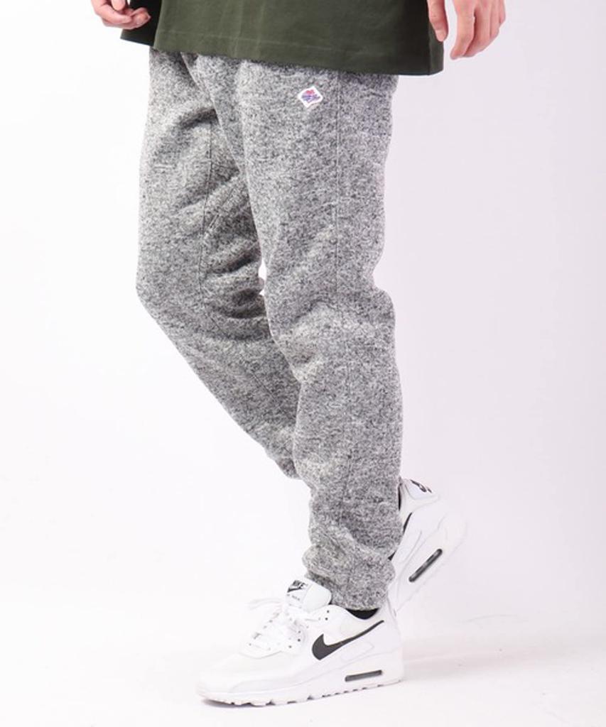 J.E. Morgan Knit Fleece Climbing Pants, Heather Gray, Size M