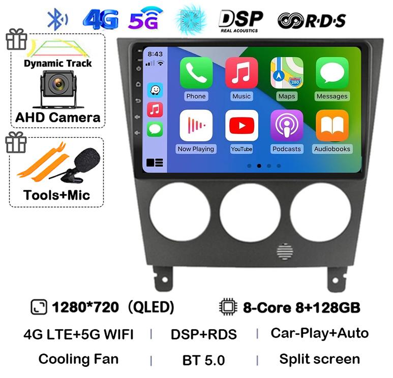 Android 14 Carplay Auto 4G Wifi For Subaru Impreza GD GG 2002 - 2007 Car Radio Multimedia Player GPS 360 Camera Stereo Head Unit