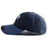 Unisex Retro Eagle Embroidered Baseball Cap Women Men Letter Dad Hat Adjustable Washed Distressed Sunshade Cap Snapback Hats