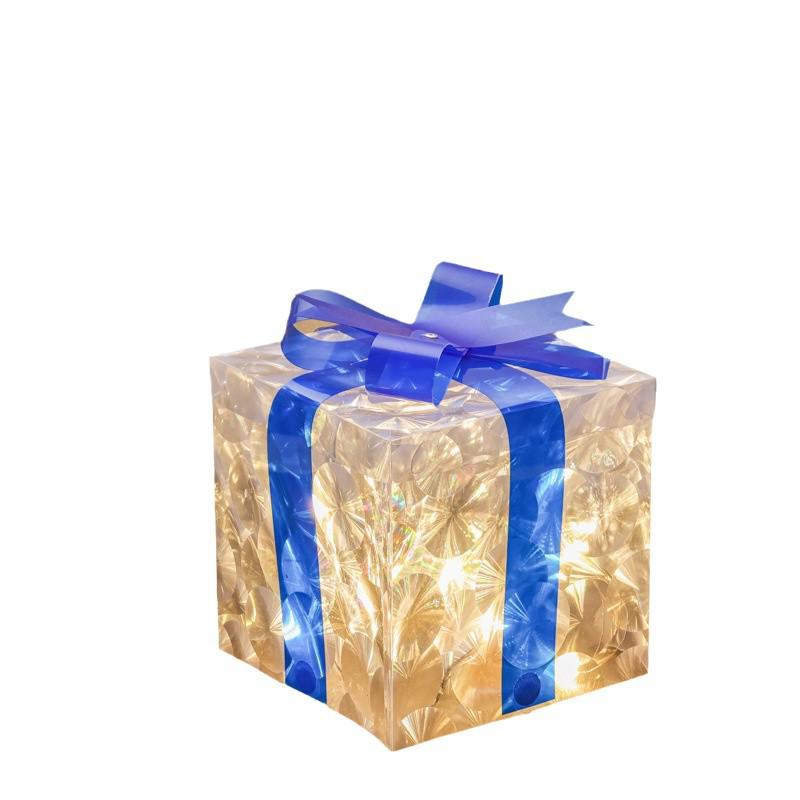 Luminous Cat Eye Christmas Gift Box Decoration for Shopping Malls