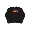 Pojyeo Overdyed Sponsor Sweatshirt / Black
