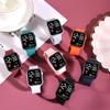 Compact Trendy Women's Tech Watch - Minimalist Design for Students and Parties