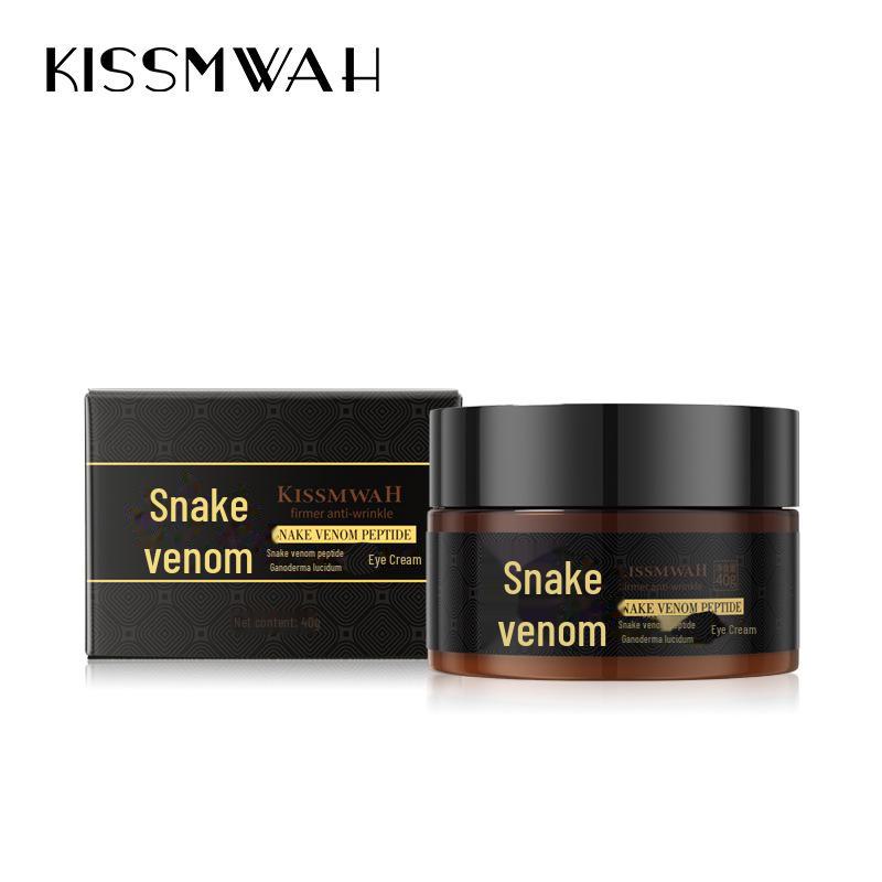 

Крем для кожи вокруг глаз KISSMWAH Luxury Pet с пептидом змеиного яда и трутовиком лакированным для увлажнения и ухода за кожей вокруг глаз.