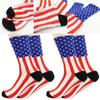 Fashion American Flag Mens Cotton Stars&Stripes USA Socks Old Glory Casual Crew