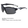 Sportovní polarizační sluneční brýle s podložkou na nos Lehká přenosná ochrana proti slunci Anti-UV cyklistické brýle Rybářské brýle