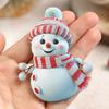 1/5Pcs 2D Acrylic Cartoon Snowman Hanging Xmas Tree Pendant for Christmas Decoration Navidad Home Decor New Year Party Gifts