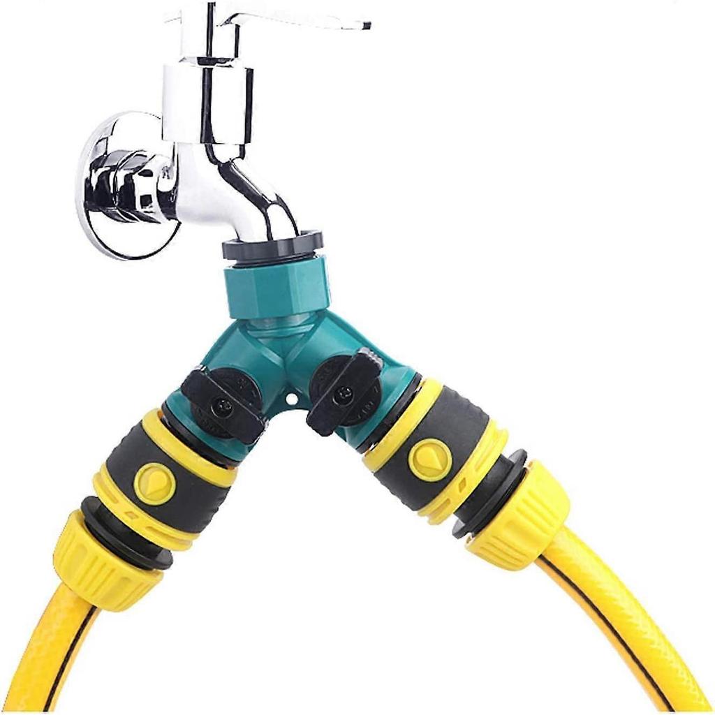Outdoor Garden Hose Splitters Splitter Quick Connectors Y For Garden Adjustable Distributor