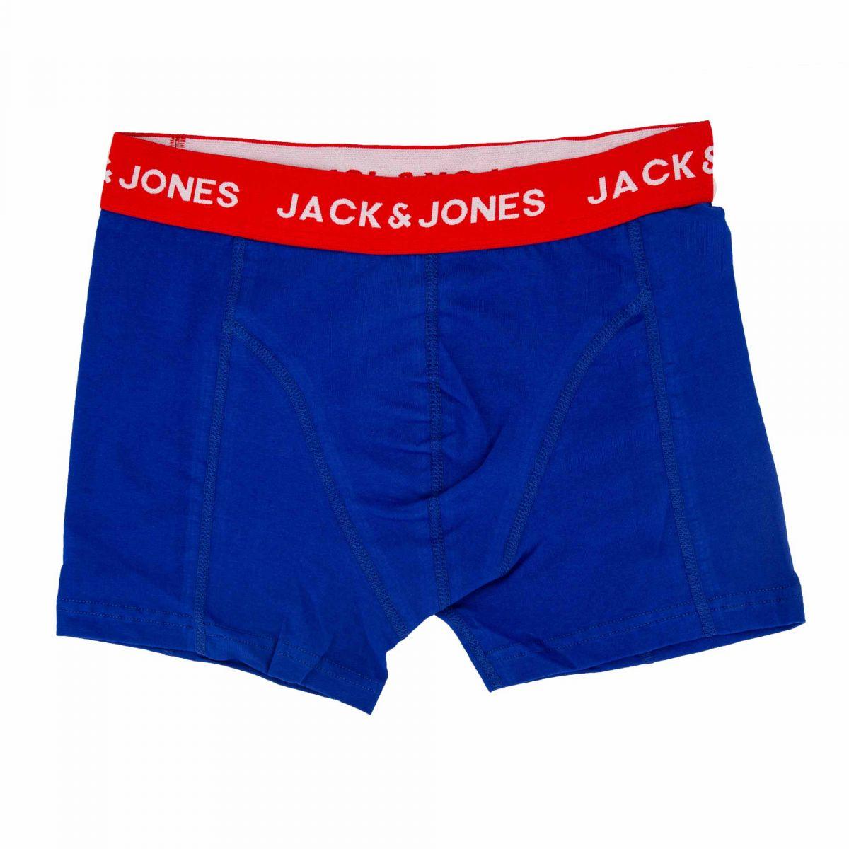 

Мужские боксеры из хлопка стрейч синего цвета JACK AND JONES