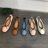 Fashion Bailamos Women Casua Flats Brand New Low Heel Ballet Square Toe Shallow Shoe Slip On Loafer Round Toe Ballet Flat Shoes Zapatos