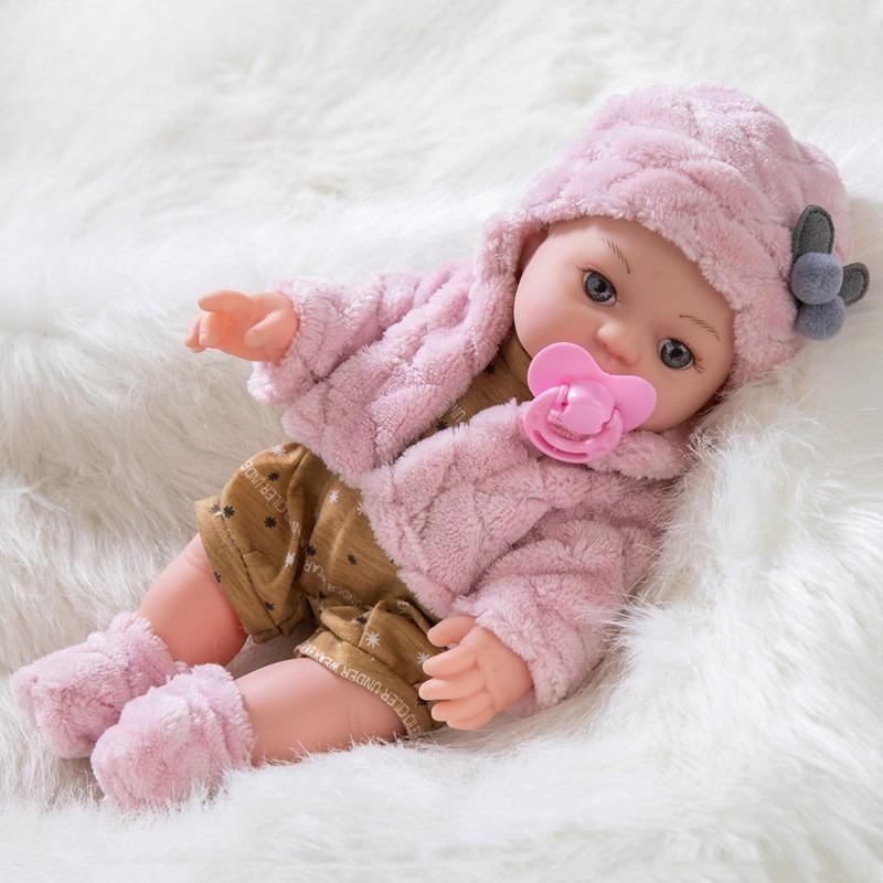 Rebirth Doll Soothing Doll Baby Doll Origin Vinyl Doll Doll Doll Children's Soft Rubber Toy Gift