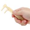 Double Scale Vernier Caliper Brass Jewelry Maker Measuring Ruler Authenticate Caliper120mm