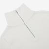 Noseupeiseu Nt7Ap51A Merino Wool Half-Zip Sweater Ivory