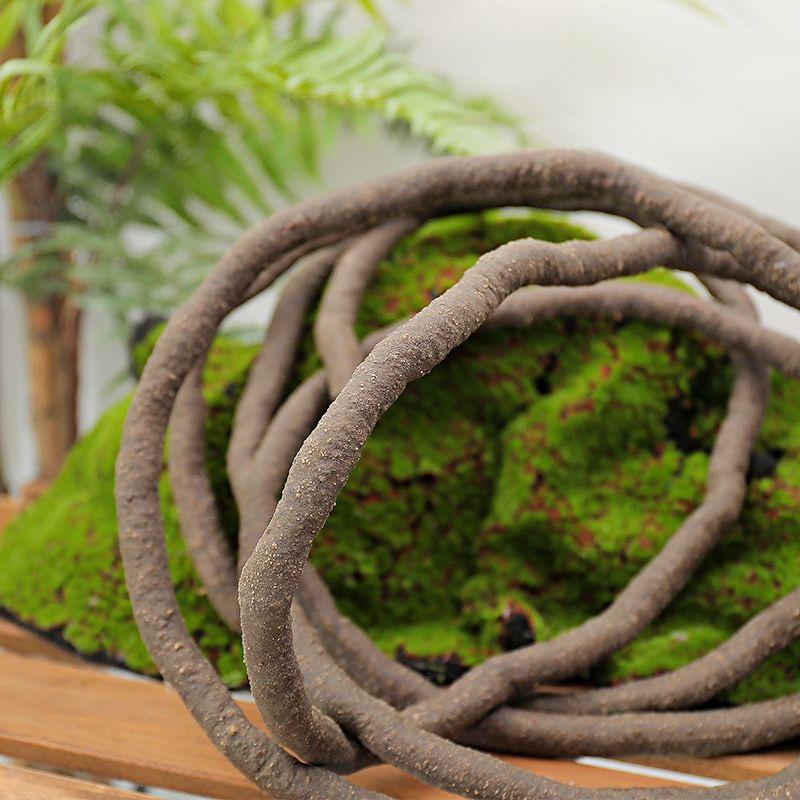 Artificial Ivy Vine Plants 39.37 Inches Pvc Fake Rattan Climbing Pets Wigwam Rainforest Landscape Diy Household Decoration D 1Cm