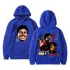 Classic Vintage Michajackson Thriller Head Graphic Hoodie Men Vintage Gothic Rock Sweatshirt Male Oversized Pullovers Hoodies