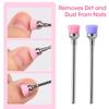 Nail Drill Bit Cleaning Brush Electric Nail Files Milling Cutter Dust Remover