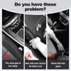 1 Pair Car Seat Gap Filler Strip Universal Seam Plug Strip Leak-Proof With 2 Slot Seat Side Organizer Car Interior Accessories