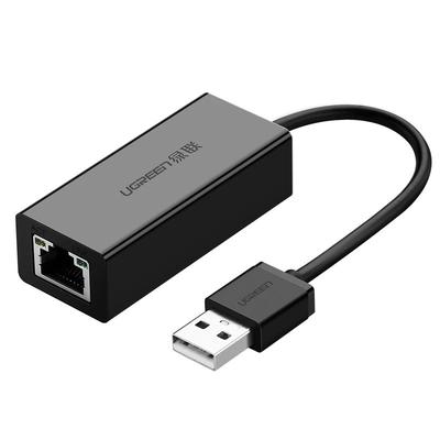External LAN Network Card RJ45 USB 20 100 Mbps Black