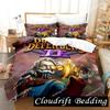 Game Dungeon Defenders Bedding Set Cartoon Anime Adult Kid Bedroom Duvet Cover Sets 3D Print Anime Home Textile
