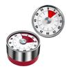 Mechanical Kitchen Timer Stainless Steel Chef Cooking Timer Countdown Clock  Office Desk