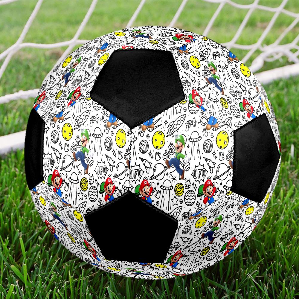 Mario Theme Size 5 Soccer Ball, Suitable for Both Indoor and Outdoor Matches, a Gift Suitable for Everyone.