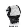 DAD GARSON Leather Shift Knob Cover Quilted Universal Type for AT Vehicles D.A.D [White]