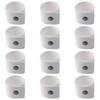 12Pcs Rustic Napkin Rings Faux Leather Napkin Ring Holders Napkin Ring Buckles  Birthday Receptions