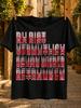 Du Bist Vermutlich Schon Wieder Betrunken Overlaid Pink Red Glitch Lettering With Horizontal Motion Unisex All Tshirt