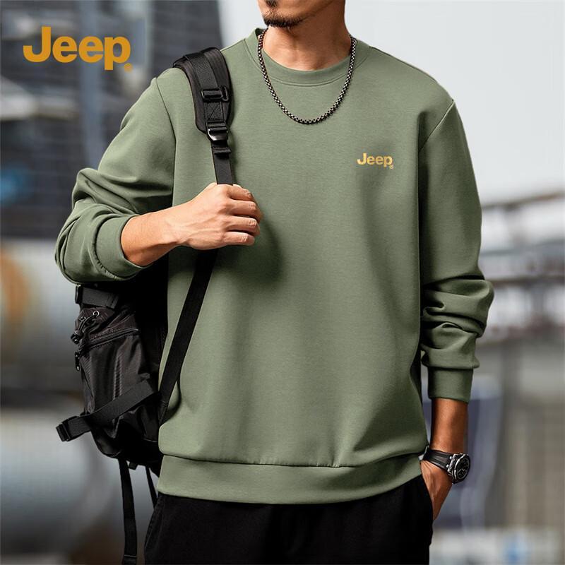 Jeep Men's Round Neck Sweatshirt