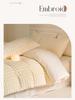 2025 New Winter Faux Rabbit Fur & Milk Velvet Flannel Bedding Set: Thickened, Warm, 4-Piece, Includes Fitted Sheet