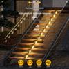 Rainproof Solar Step & Pathway Lights for Outdoor Courtyard